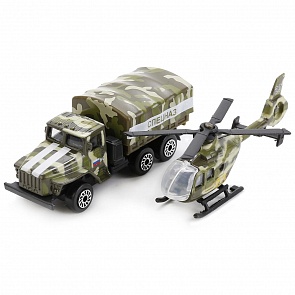 Набор из 2-х металлических моделей – Военная техника 7,5 см (Технопарк, SB-15-09-BLC (144)